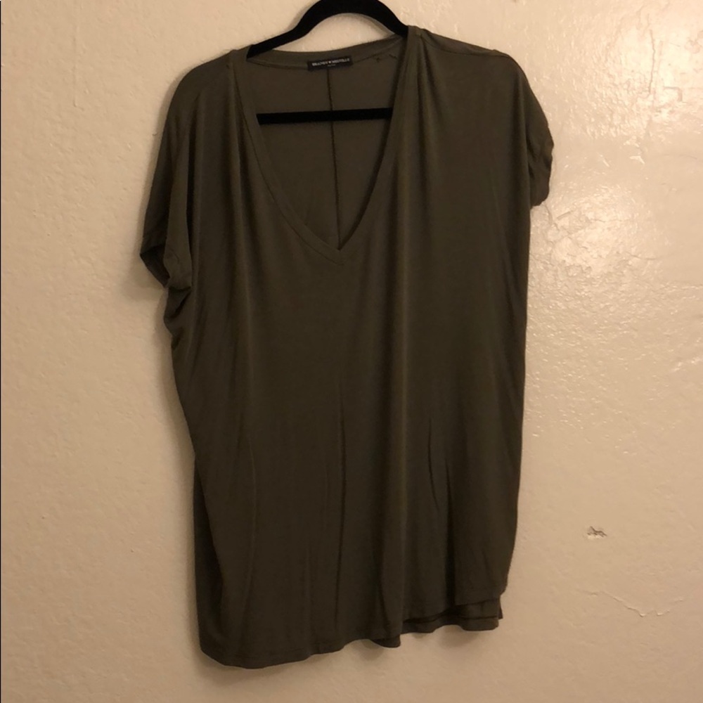 Brandy Melville Dark Green T-Shirt